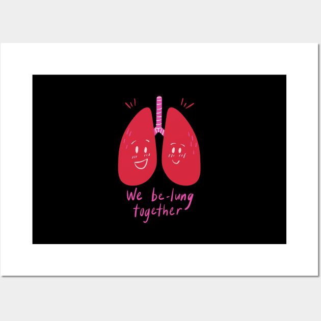 Pneumonia Awareness Lungs Encouragement Inspirational Motivational Quote Doctor Nurse Cancer Survivor Purple Ribbon Cancer Support Hope Love Mental Health Depression Anxiety Gift Idea Wall Art by EpsilonEridani